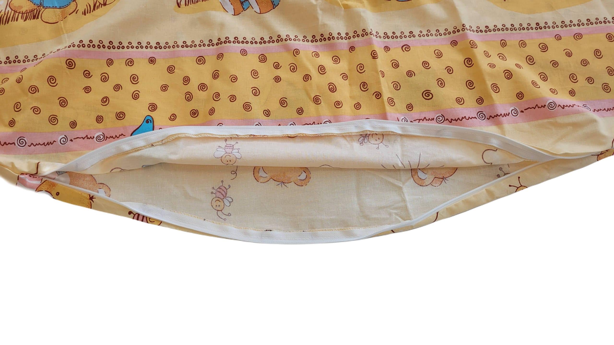 Husa aditionala pentru Perna 3 in 1 SomnArt de gravida si alaptare, model alb - imagine 30