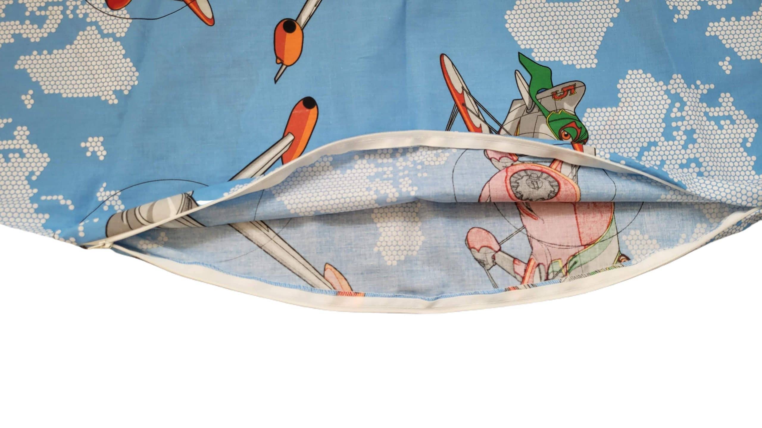 Husa aditionala pentru Perna 3 in 1 SomnArt de gravida si alaptare, model bufnita - imagine 5