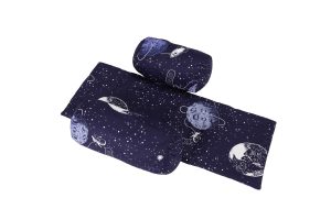 Suport de siguranta SomnArt cu paturica impermeabila pentru bebelusi, Cosmos