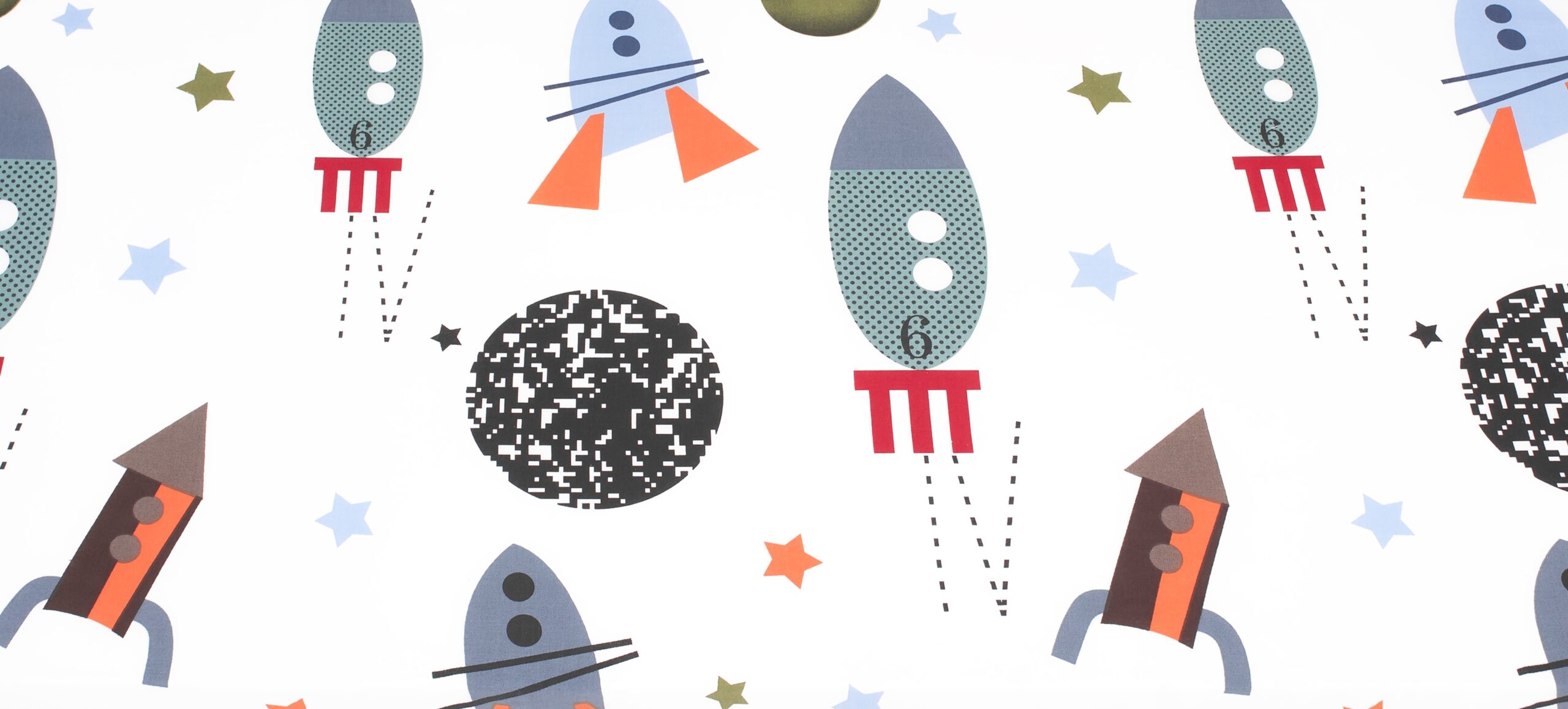 Tesatura Bumbac Imprimat 2.20 latime, 120-125gsm, model RACHETE