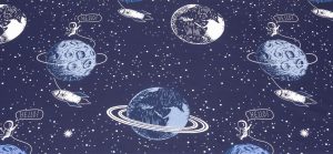 Tesatura Bumbac Imprimat 2.20 latime, 120-125gsm, model COSMOS