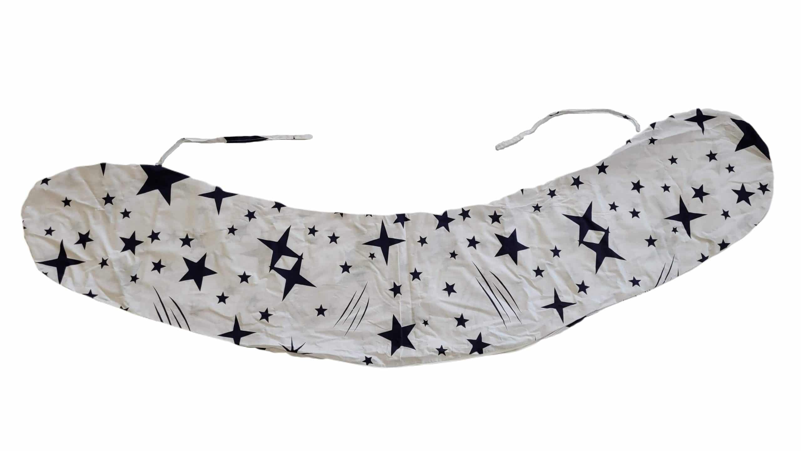 Husa aditionala pentru Perna 3 in 1 SomnArt de gravida si alaptare, model stelute - imagine 2