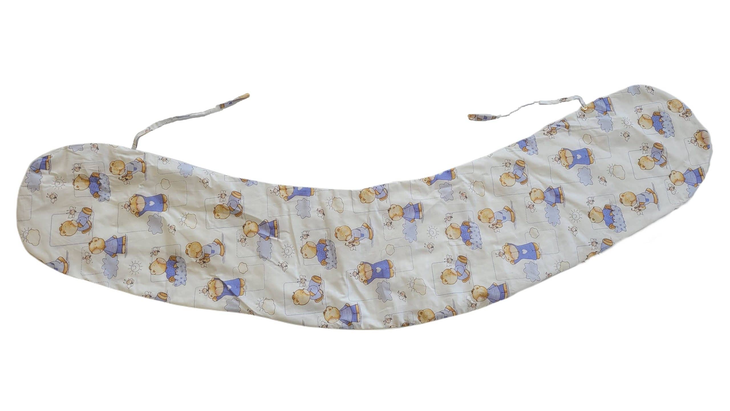 Husa aditionala pentru Perna 3 in 1 SomnArt de gravida si alaptare, model ursuleti - imagine 2