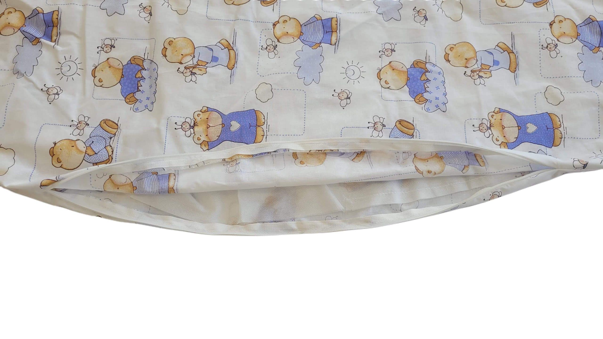 Husa aditionala pentru Perna 3 in 1 SomnArt de gravida si alaptare, model ursuleti - imagine 3