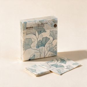 Șervețele de masă colorate cu model 33x33 cm, 3 straturi – 20 buc/pachet